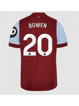 Moški Nogometna dresi replika West Ham United Jarrod Bowen #20 Domači 2023-24 Kratek rokav